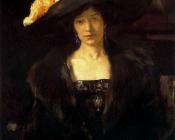 华金索罗利亚巴斯蒂达 - Clotilde with hat